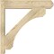 Ekena Millwork Legacy Craftsman Rough Sawn Outlooker, Douglas Fir, 6"W x 26"D x 26"H OUT06X26X26LEC04RDF - alternate 4
